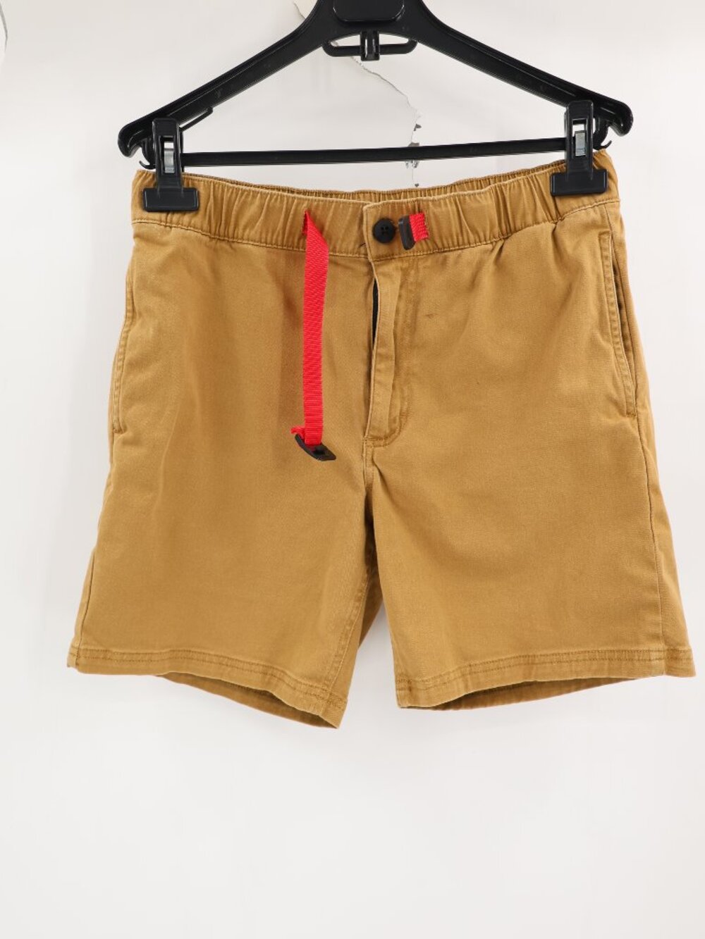Topo Designs Shorts Mens Small 6.5" Belted Elastic Waist Organic Cotton Hiking